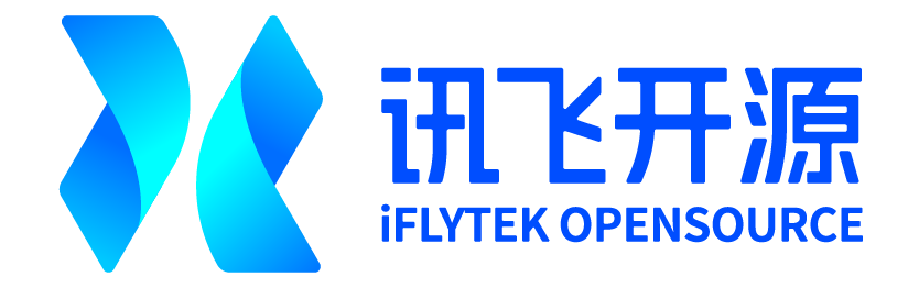 渐变图形 + 蓝色字标 · 备选版