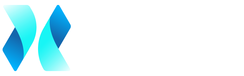 渐变图形 + 白色字标 · 标准版