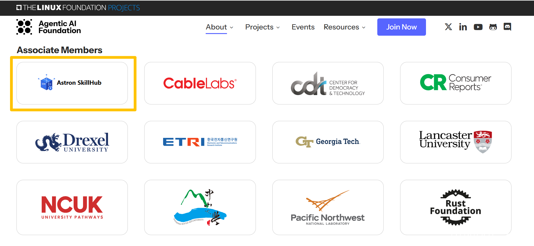 近期，Astron SkillHub 以 Associate Member 的身份加入 Agentic AI Foundation（AAIF），与 MCP、goose、AGENTS.md 等项目共同推动 Agentic AI 开源生态发展。